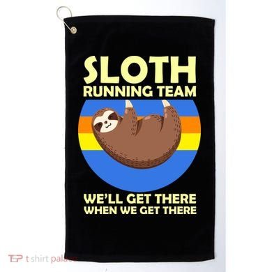Sloth Running Team Golf Towel