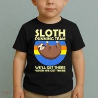 Sloth Running Team Toddler T-Shirt thumb 2