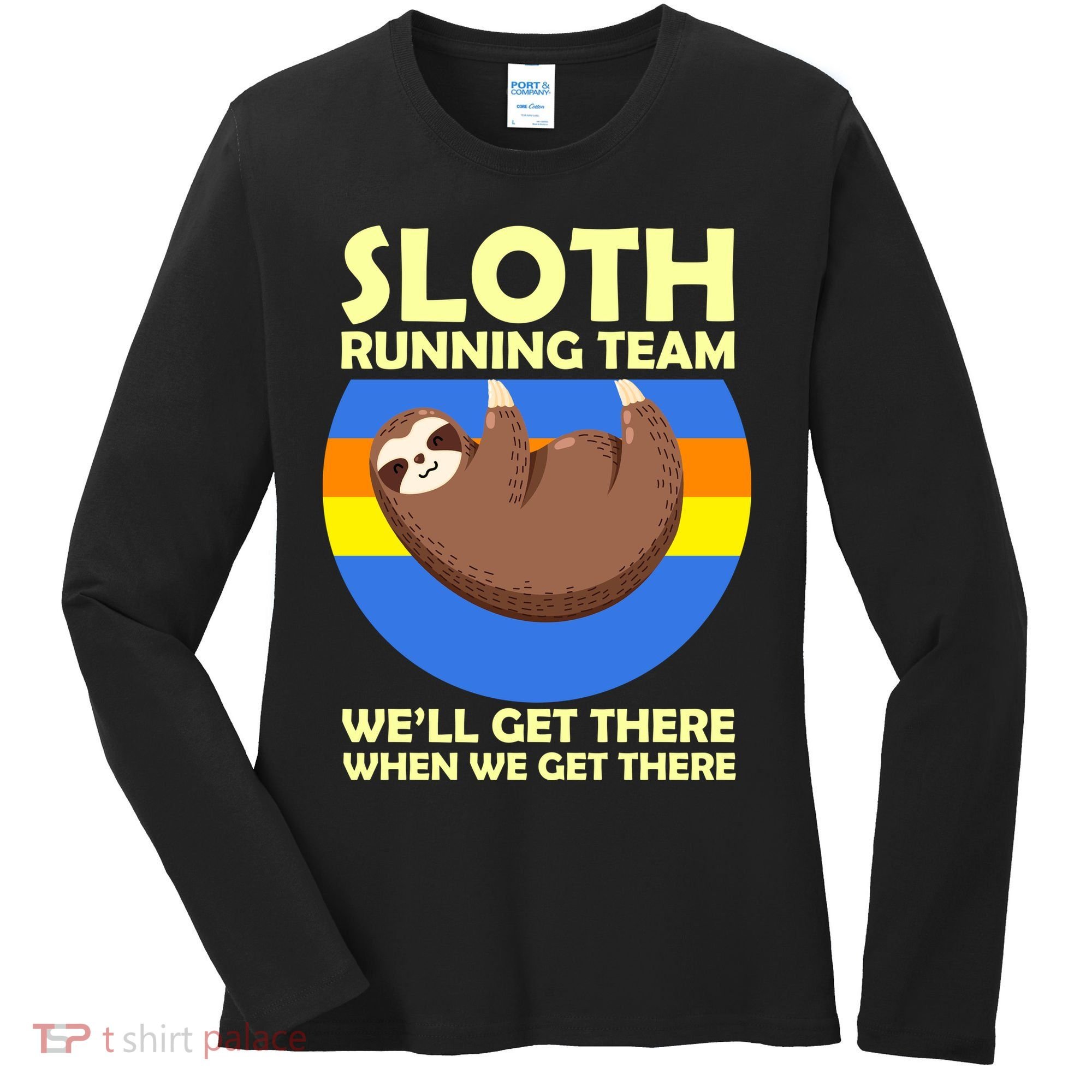 Sloth Running Team Women's Long Sleeve Shirt