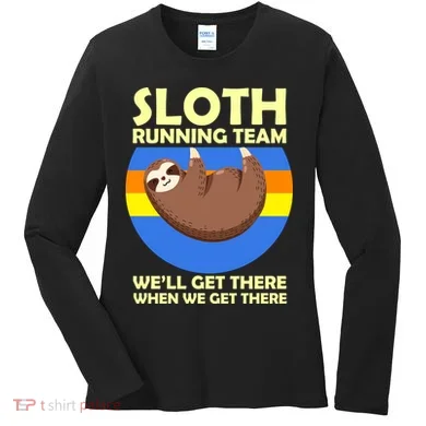 Sloth Running Team Women's Long Sleeve Shirt
