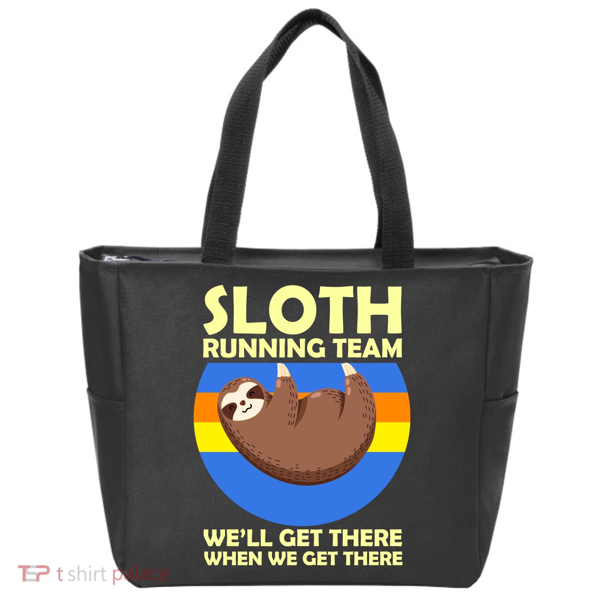 Sloth Running Team Tote Bag