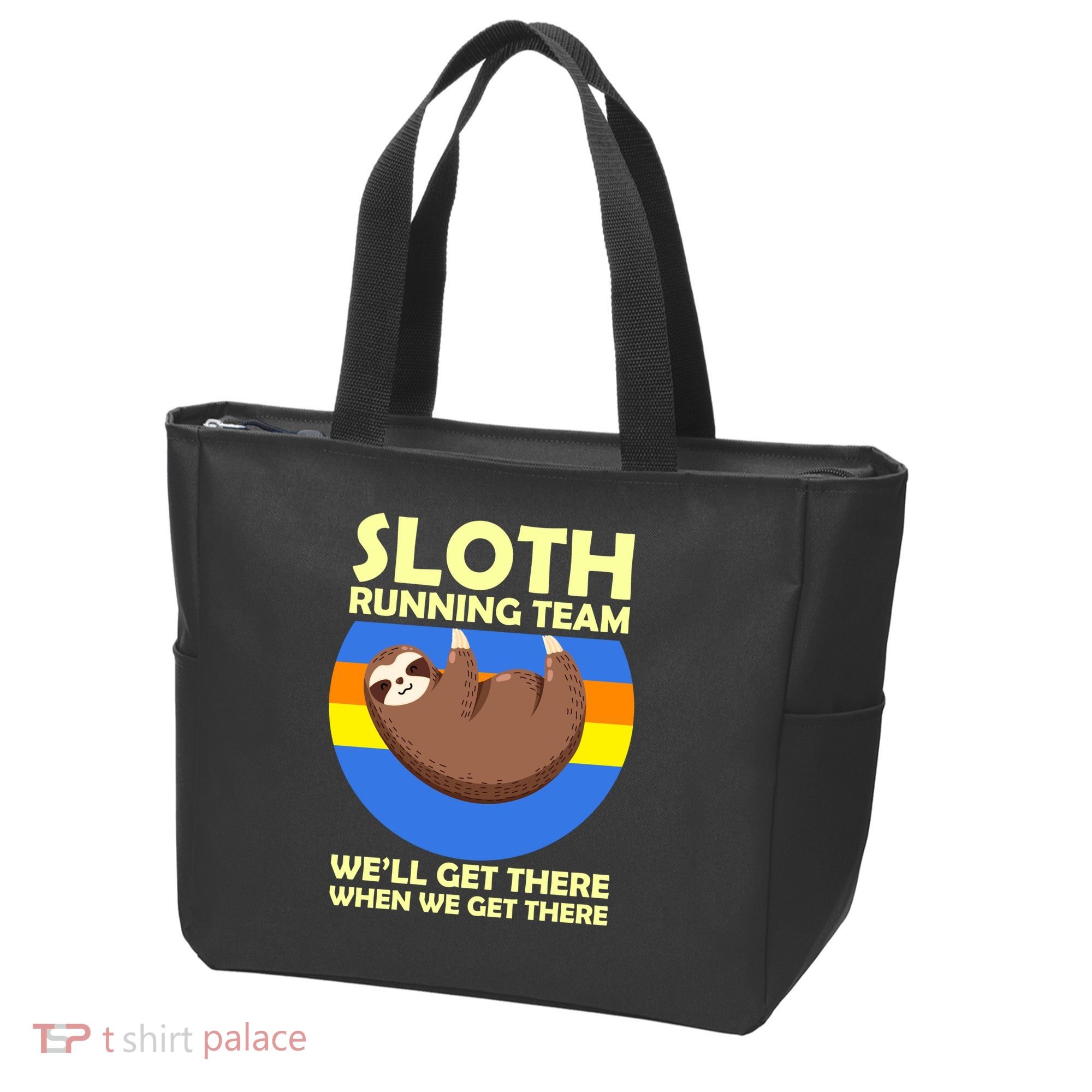Sloth Running Team Tote Bag