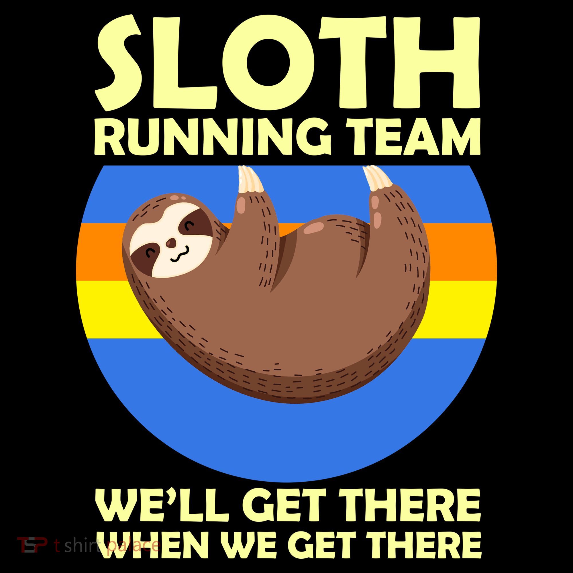 Sloth Running Team Tote Bag