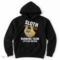 Sloth Running Team Let's Nap Instead Hoodie thumb 0