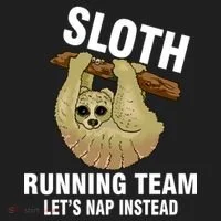 Sloth Running Team Let's Nap Instead Tumbler thumb 3