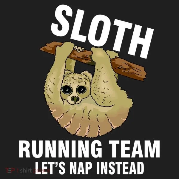 Sloth Running Team Let's Nap Instead Tumbler