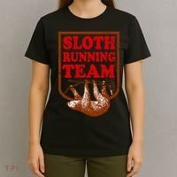 Sloth Running Team Vintage T-Shirt thumb 4