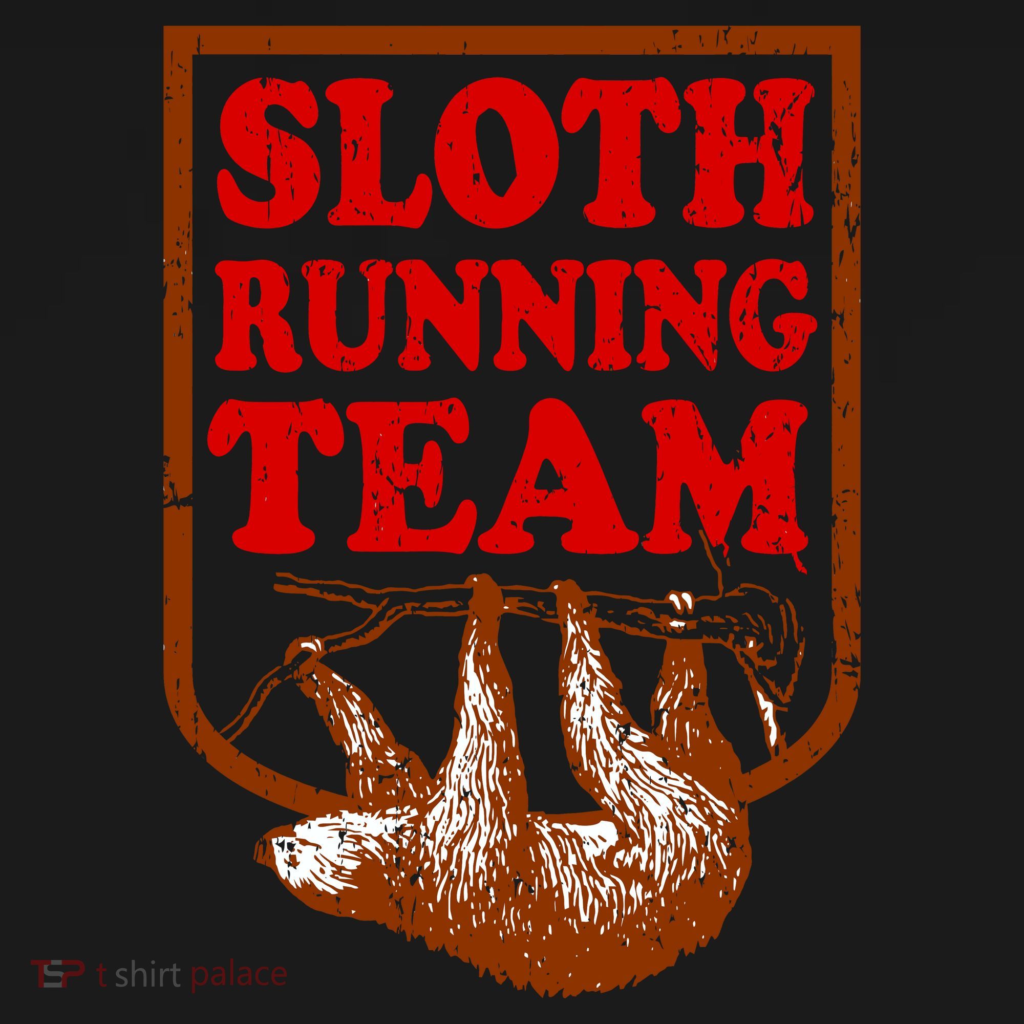 Sloth Running Team Vintage T-Shirt