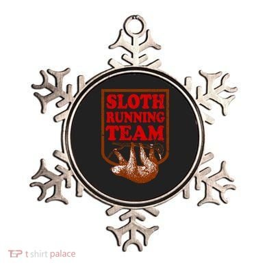 Sloth Running Team Vintage Ornament