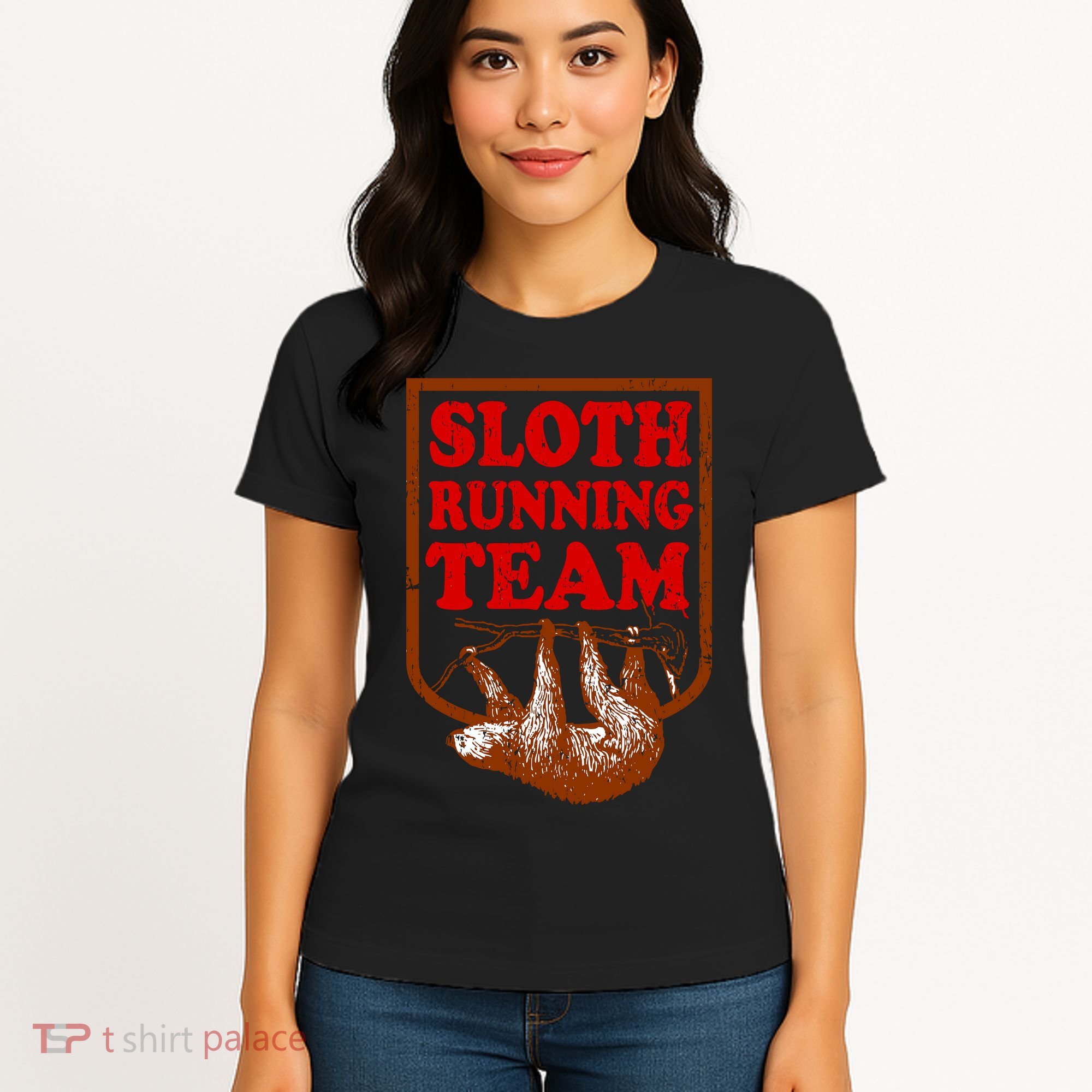 Sloth Running Team Vintage Women's T-Shirt