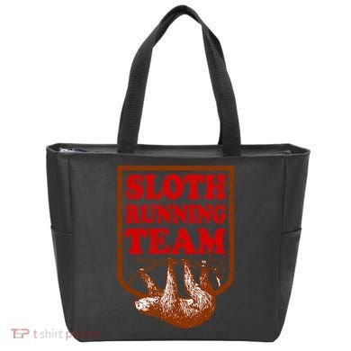 Sloth Running Team Vintage Tote Bag