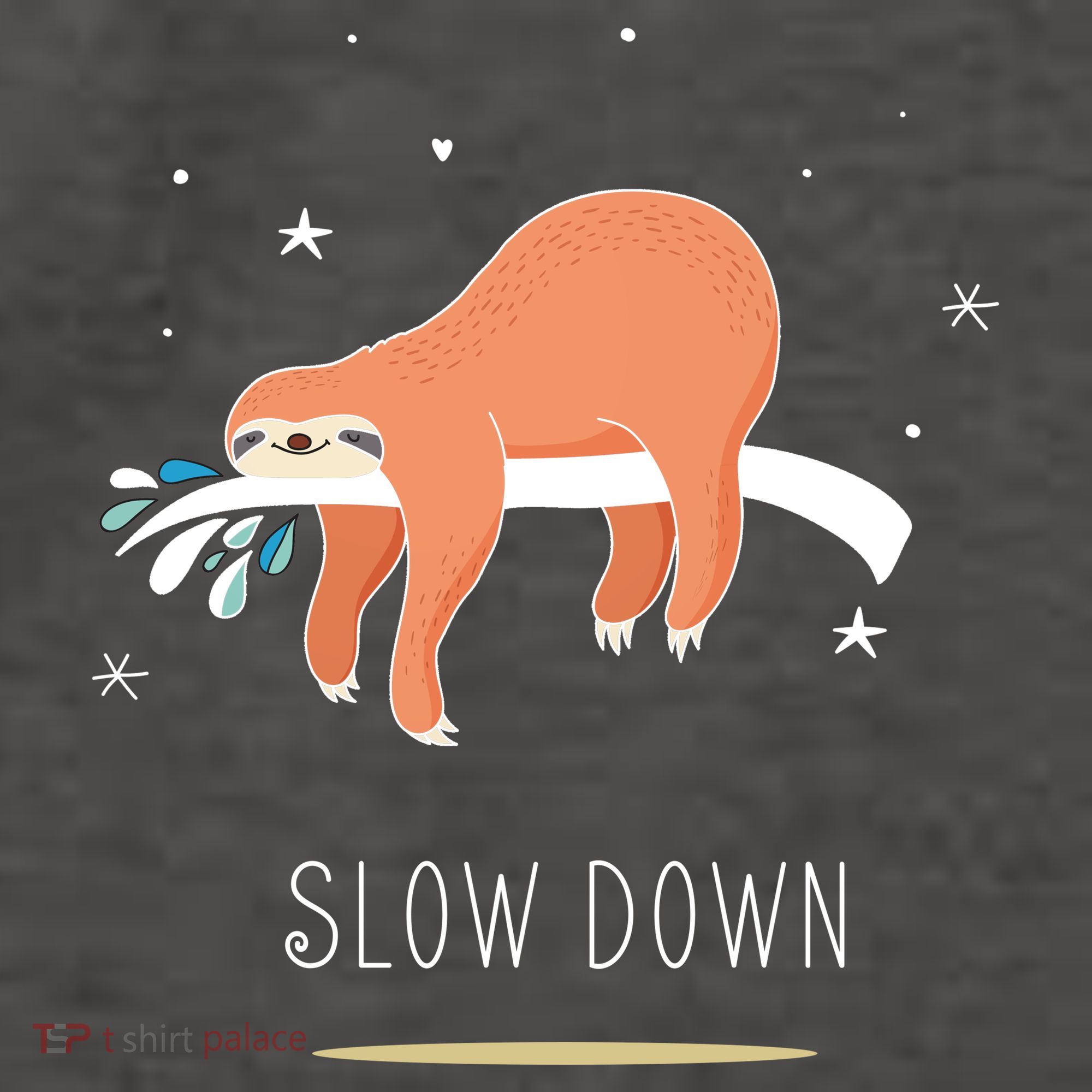 Sloth Slow Down Vector Backpack