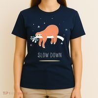 Sloth Slow Down T-Shirt thumb 4