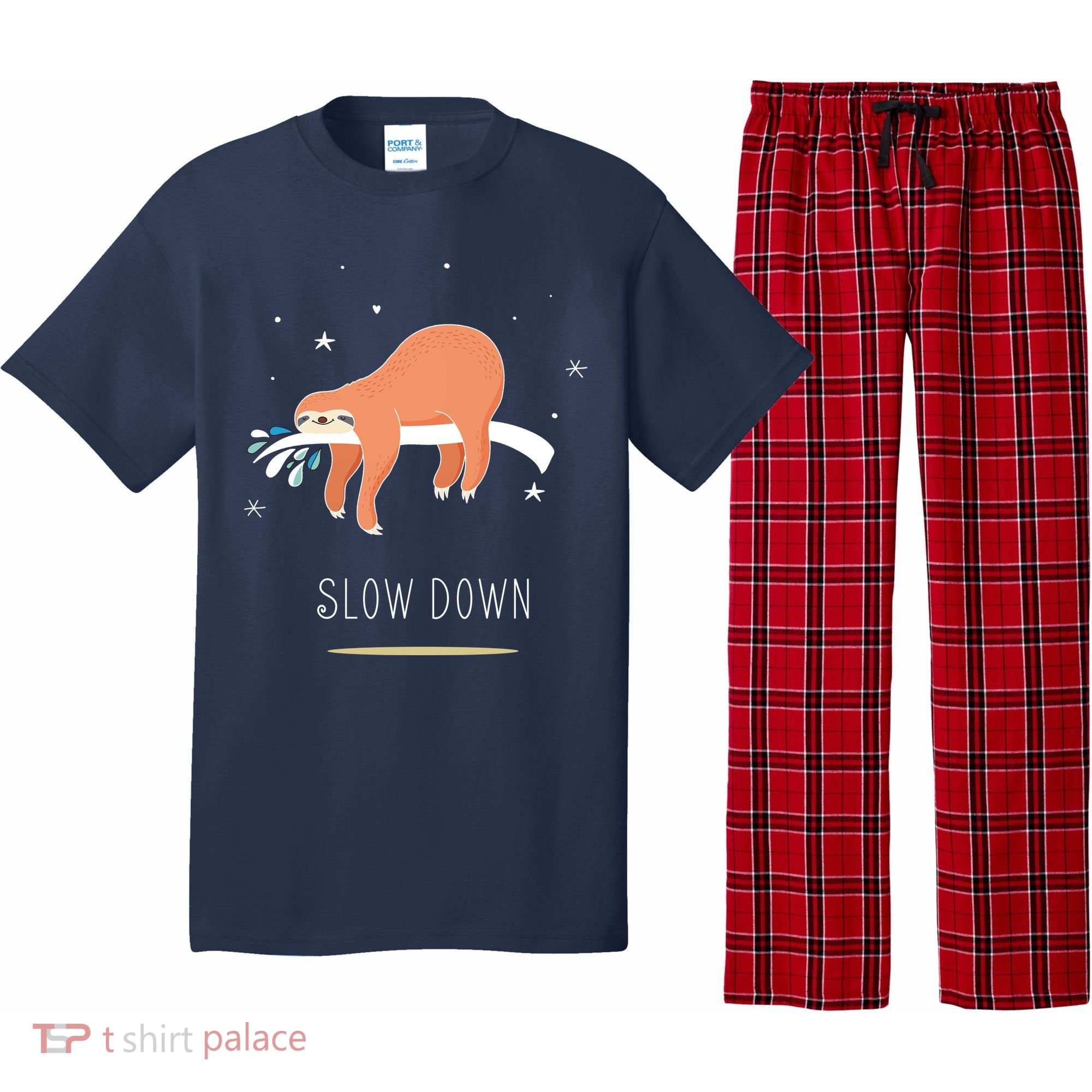Sloth Slow Down Pajama Set
