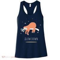 Sloth Slow Down Women's Tank Top thumb 0