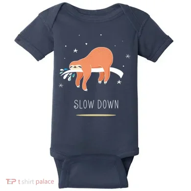 Sloth Slow Down Baby Bodysuit