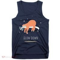 Sloth Slow Down Tank Top thumb 0