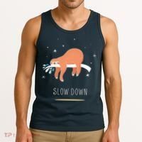 Sloth Slow Down Tank Top thumb 3
