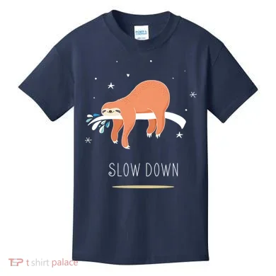 Sloth Slow Down Kids T-Shirt