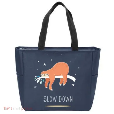 Sloth Slow Down Tote Bag