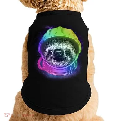 Sloth Spaceman Doggie Tank