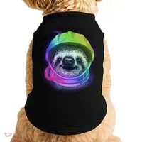 Sloth Spaceman Doggie Tank thumb 0