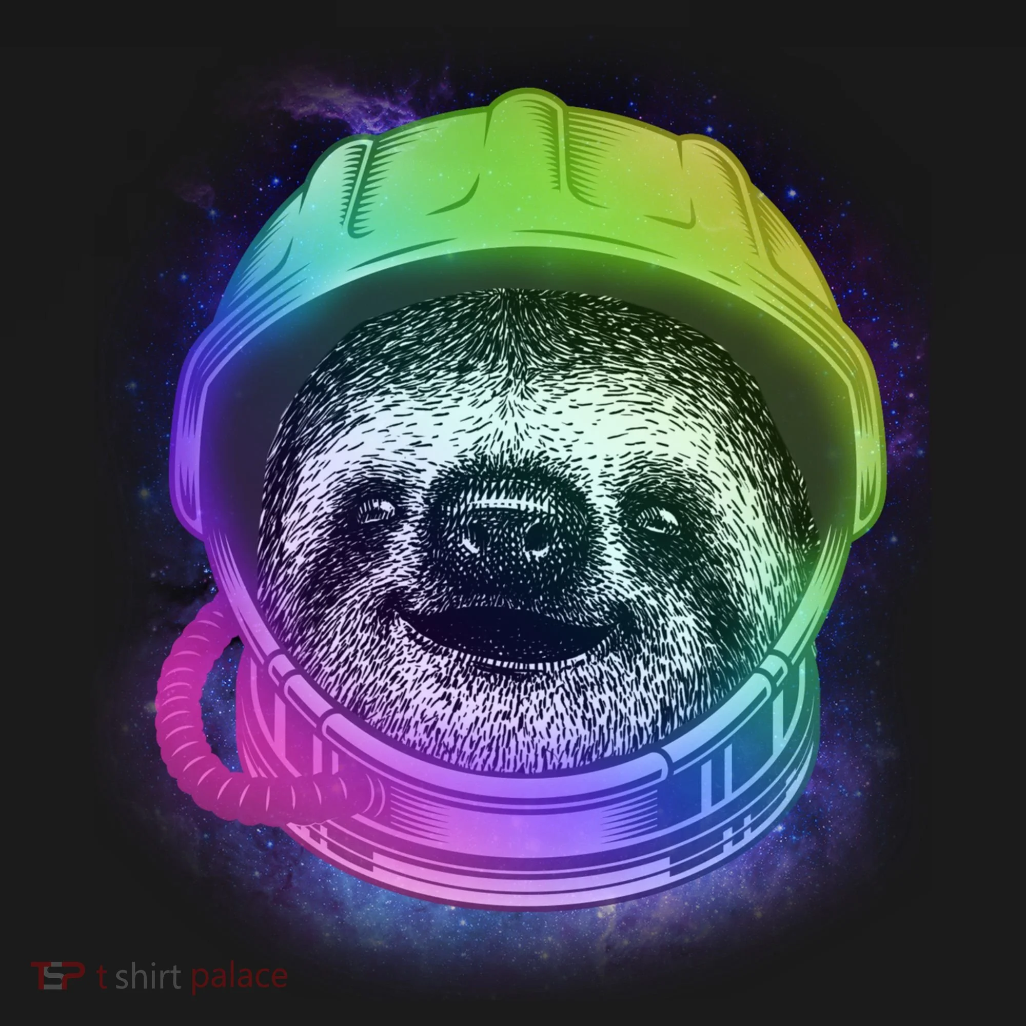 Sloth Spaceman Doggie Tank