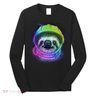 Sloth Spaceman Long Sleeve Shirt