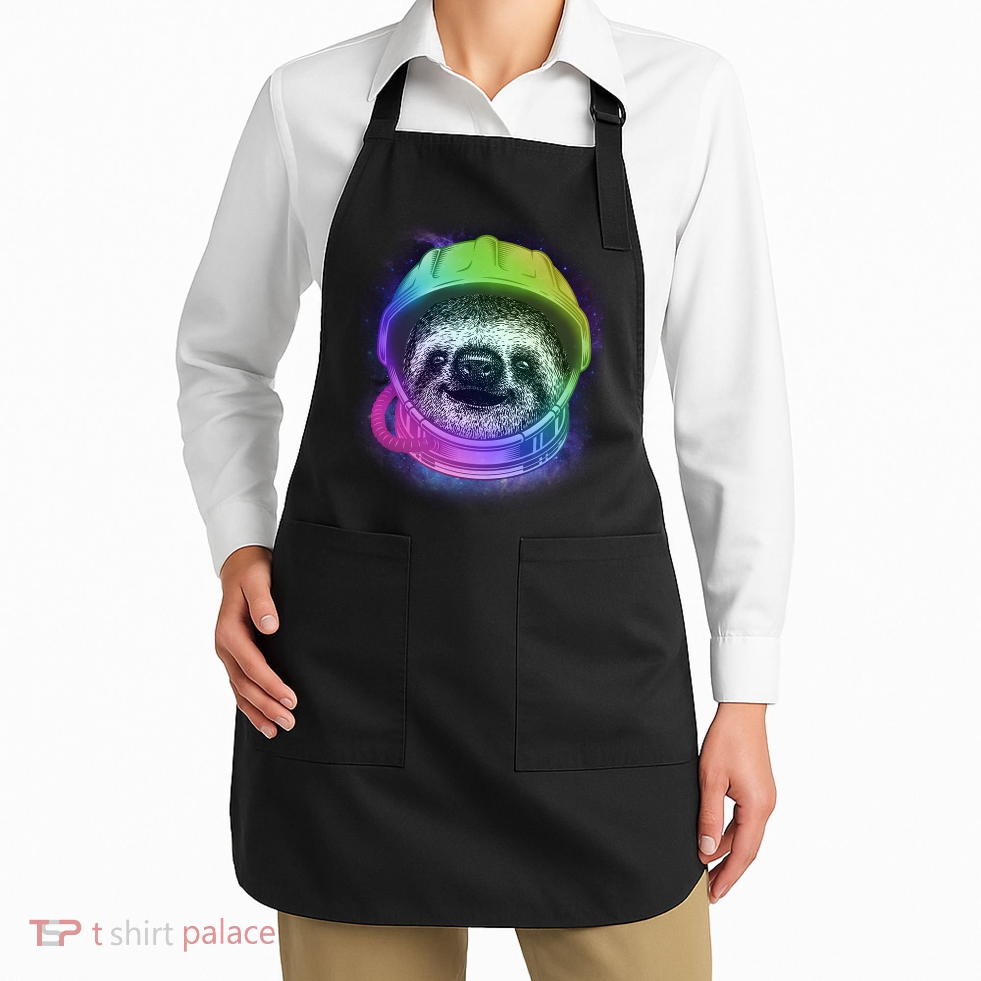 Sloth Spaceman Apron