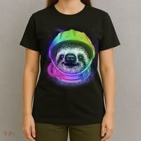 Sloth Spaceman T-Shirt thumb 4