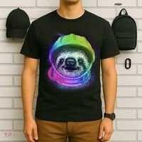 Sloth Spaceman T-Shirt thumb 6