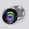 Sloth Spaceman Button