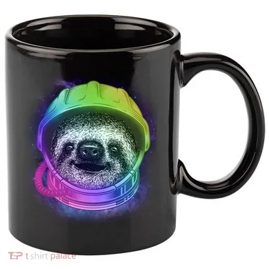Sloth Spaceman 11oz C Handle Ceramic Mug