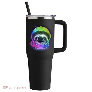 Sloth Spaceman 40oz Vacuum Insulated Stainless Steel Travel Tumbler