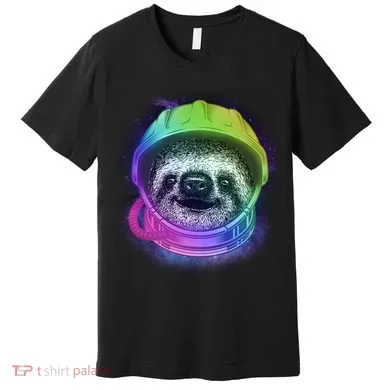 Sloth Spaceman Premium T-Shirt