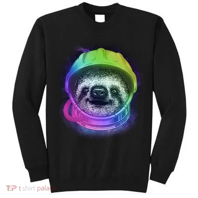 Sloth Spaceman Tall Sweatshirt