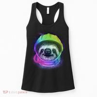 Sloth Spaceman Women's Tank Top thumb 0