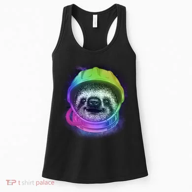 Sloth Spaceman Women's Tank Top