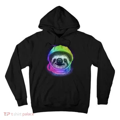 Sloth Spaceman Tall Hoodie