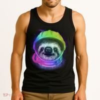 Sloth Spaceman Tank Top thumb 3
