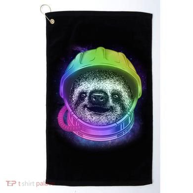 Sloth Spaceman Golf Towel