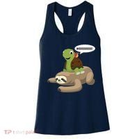 Sloth Turtle Snail Piggyback Women's Tank Top thumb 0