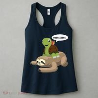 Sloth Turtle Snail Piggyback Women's Tank Top thumb 3
