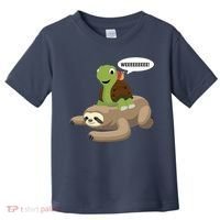 Sloth Turtle Snail Piggyback Toddler T-Shirt thumb 0