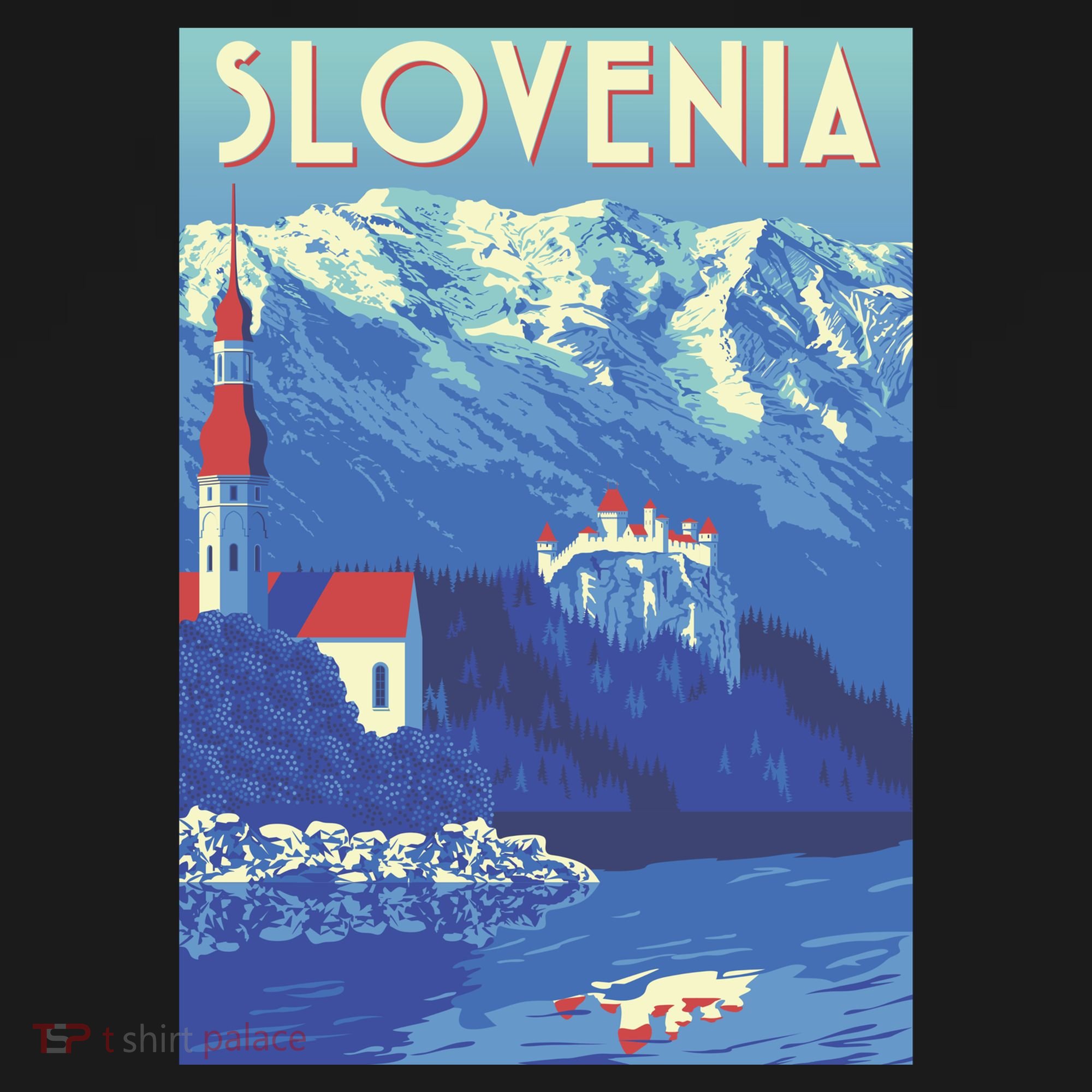 Slovenia Poster Ornament