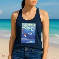 Slovenia Poster Women's Tank Top thumb 2