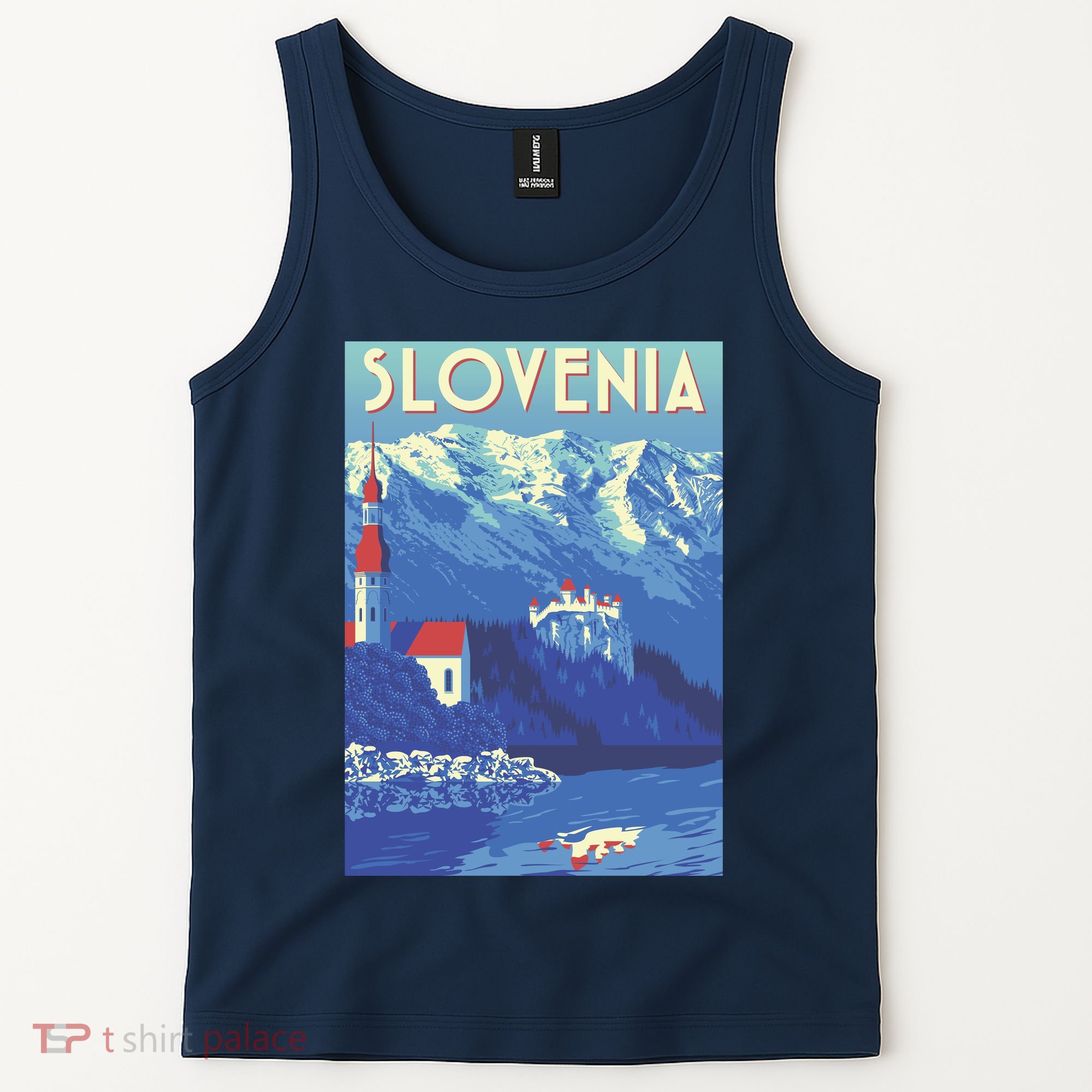 Slovenia Poster Tank Top
