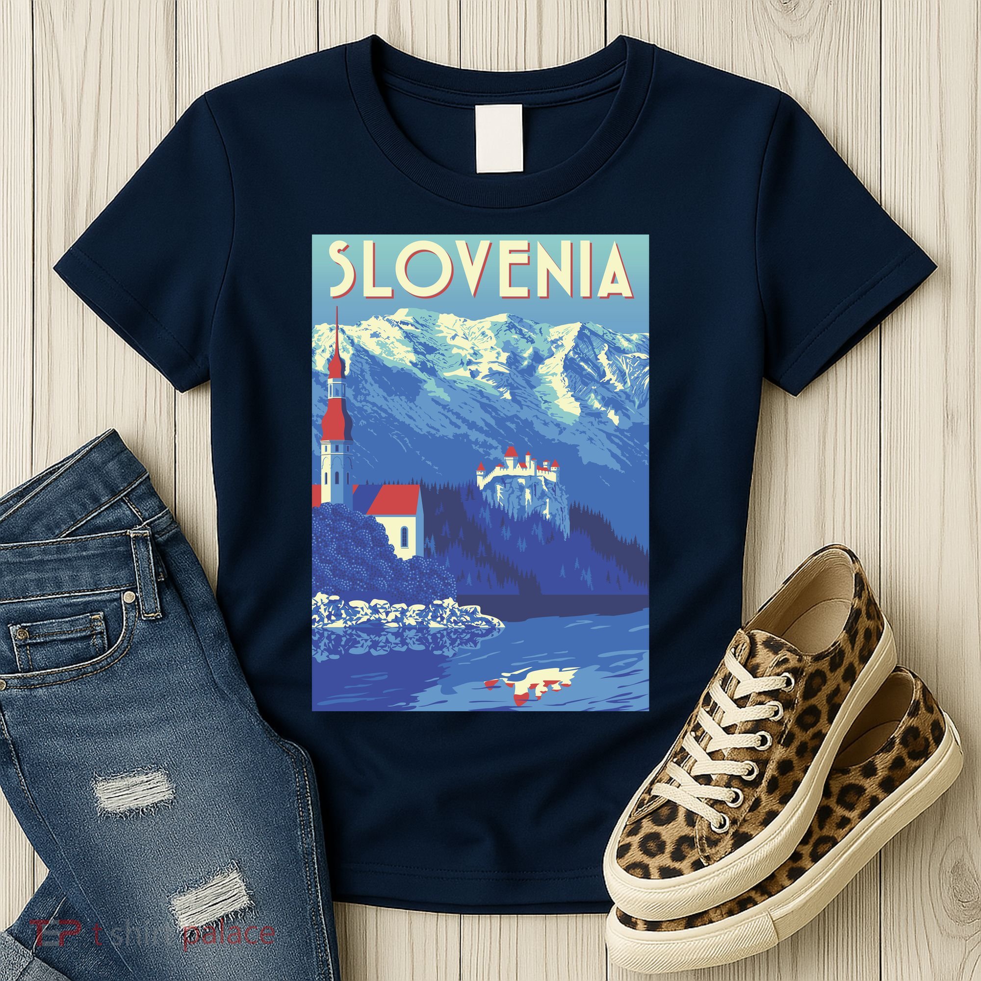 Slovenia Poster Women's T-Shirt