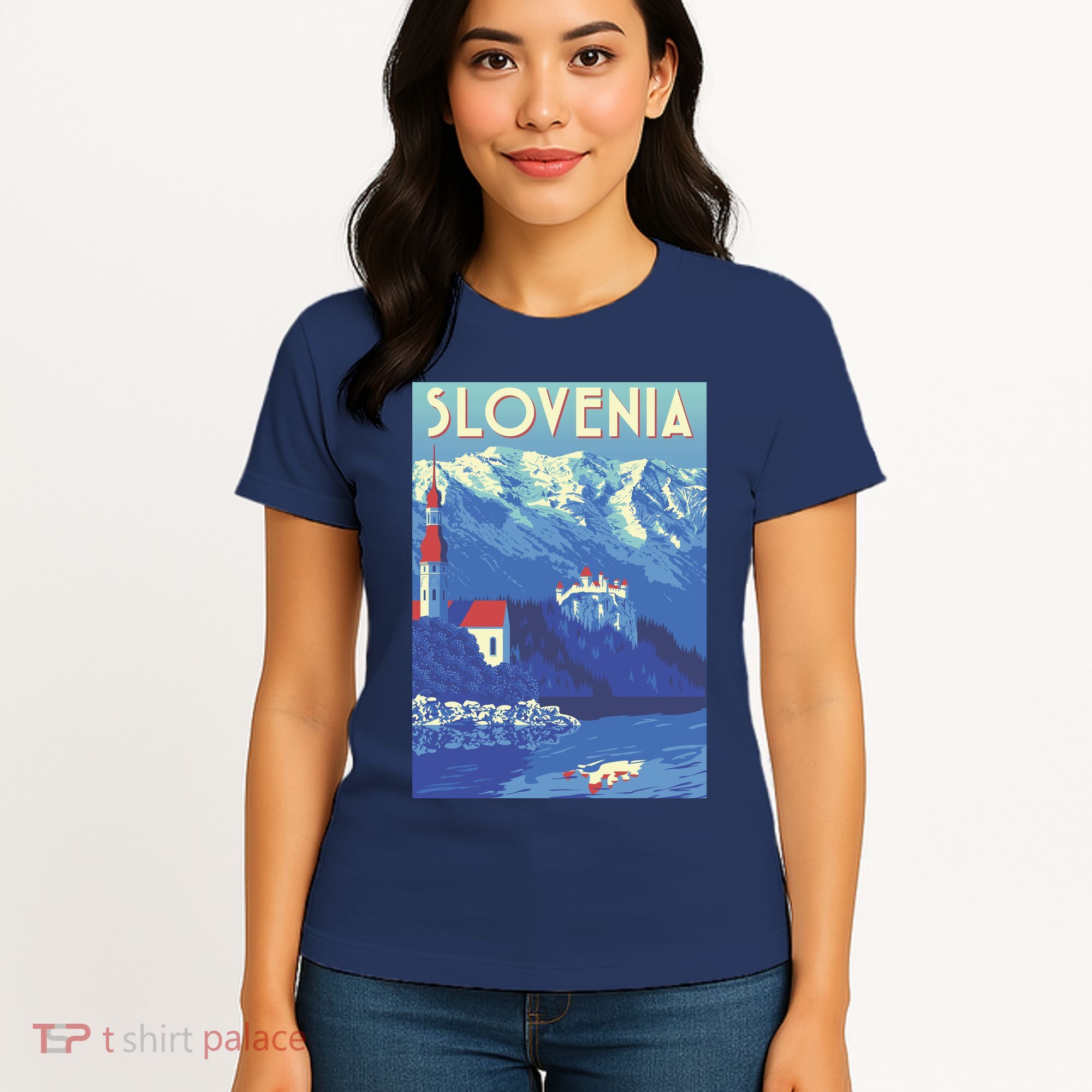 Slovenia Poster Women's T-Shirt