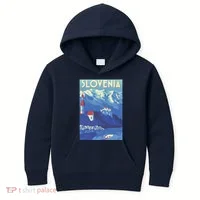 Slovenia Poster Kids Hoodie thumb 0